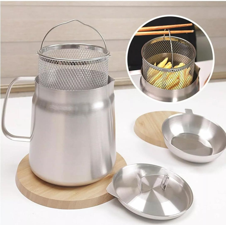 Stainless Steel Deep Fryer Pot